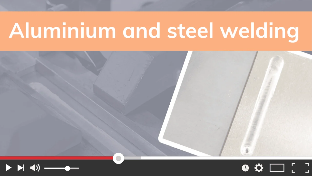 can aluminium be welded to steel