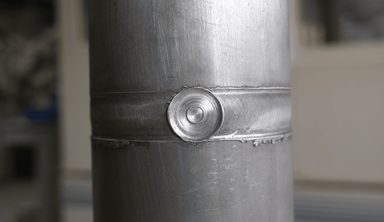 friction stir welding without exit hole