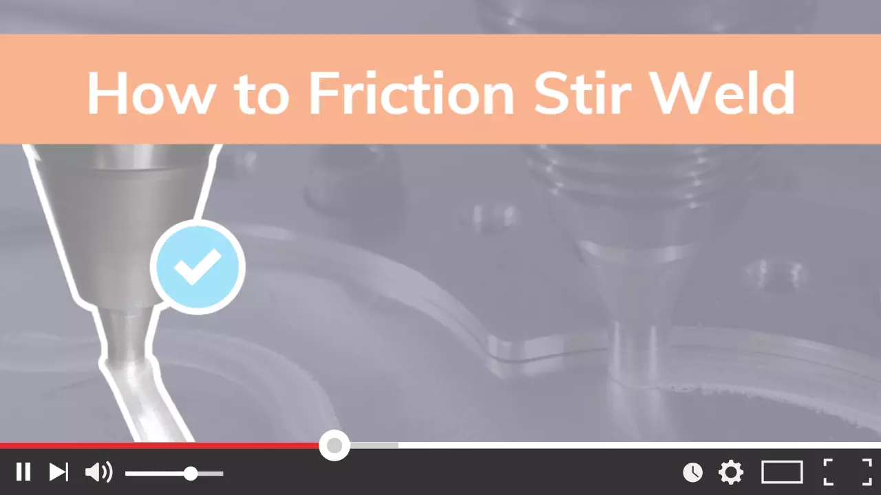 video del proceso de soldadura por fricción-agitación