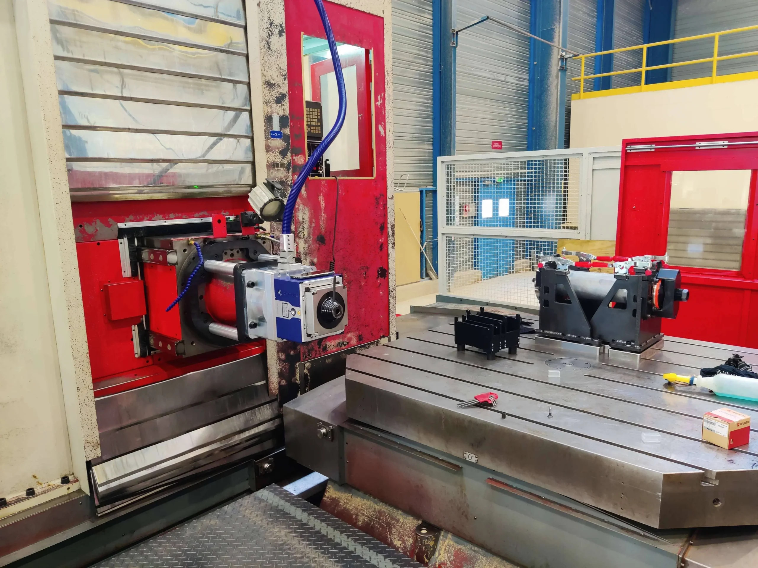 Friction stir welding on a HS HANS cnc machine