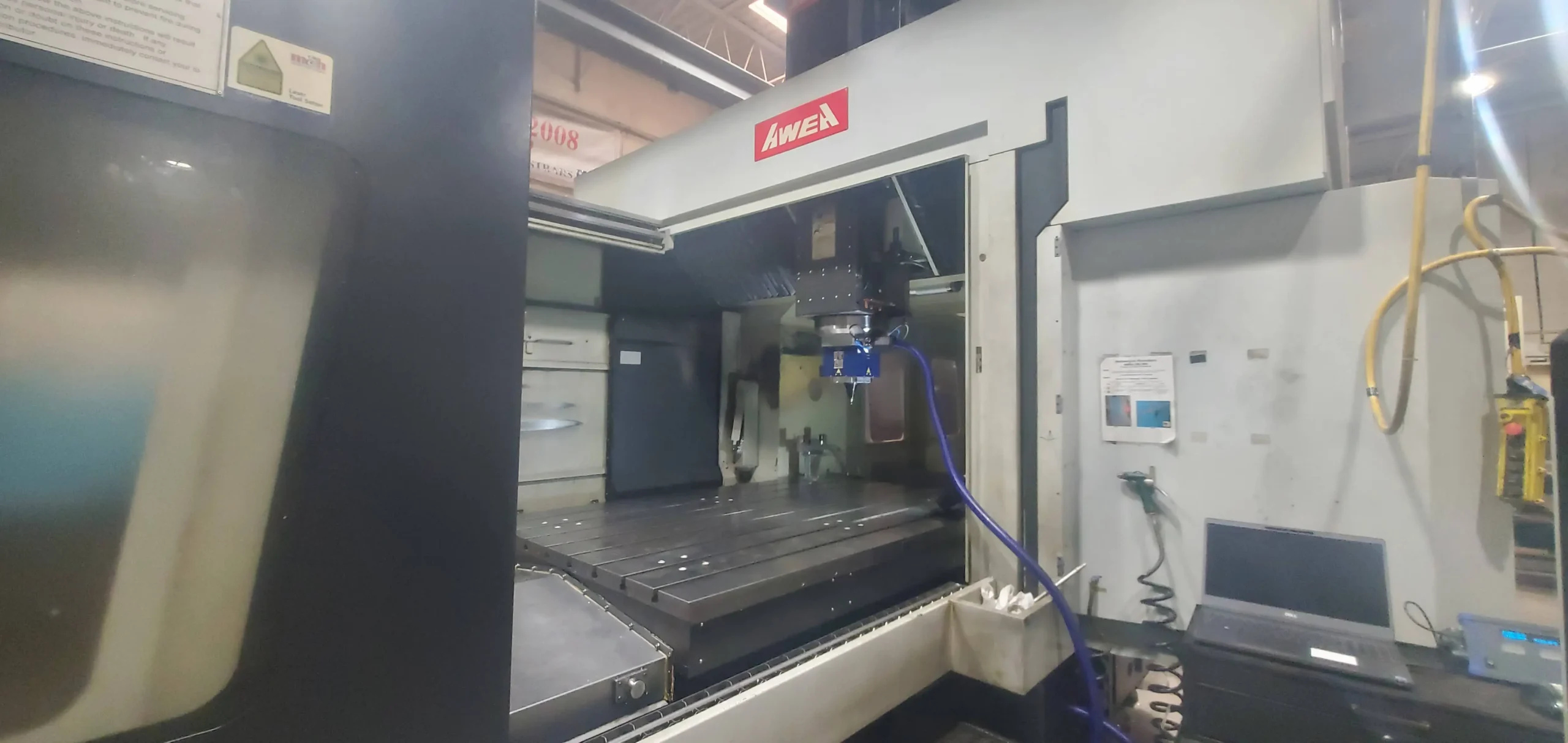 LMW with friction stir welding head