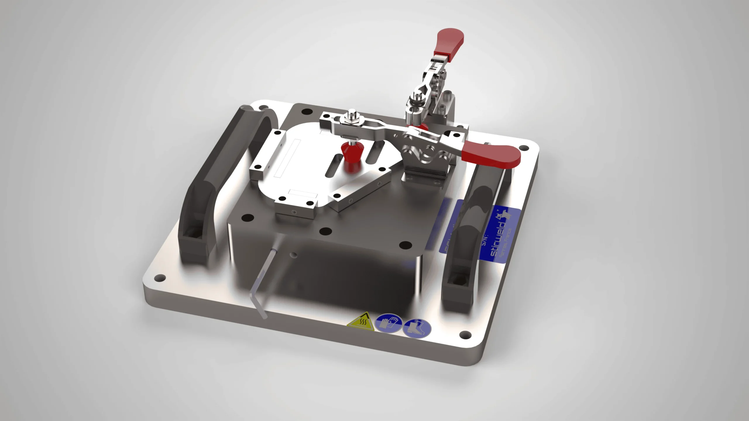 dedicated clamping for mounting brackets