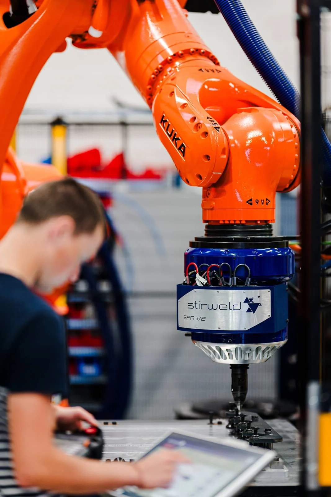 robot friction stir welding