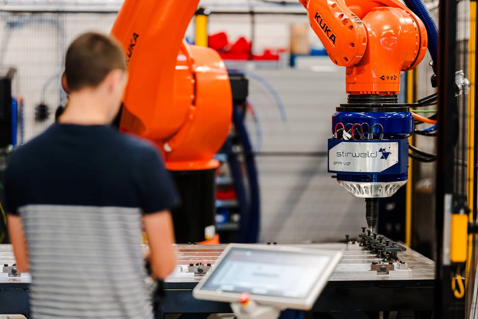 robotic friction stir welding machine