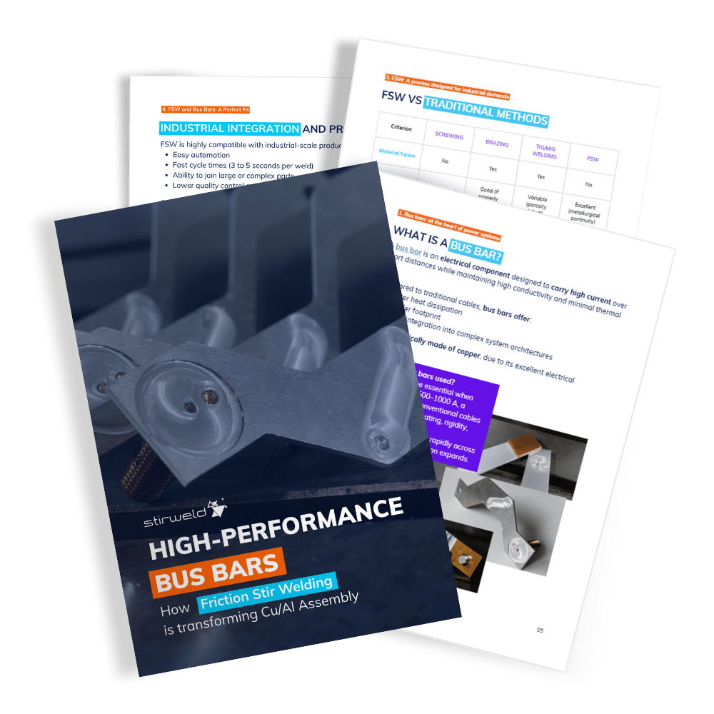 Documentation on the manufacture of copper/aluminum busbars