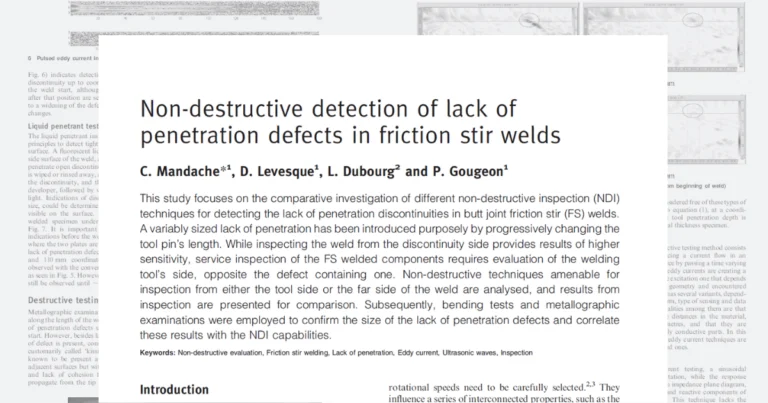 Non-destructive-detection-of-lack-of-penetration-defects