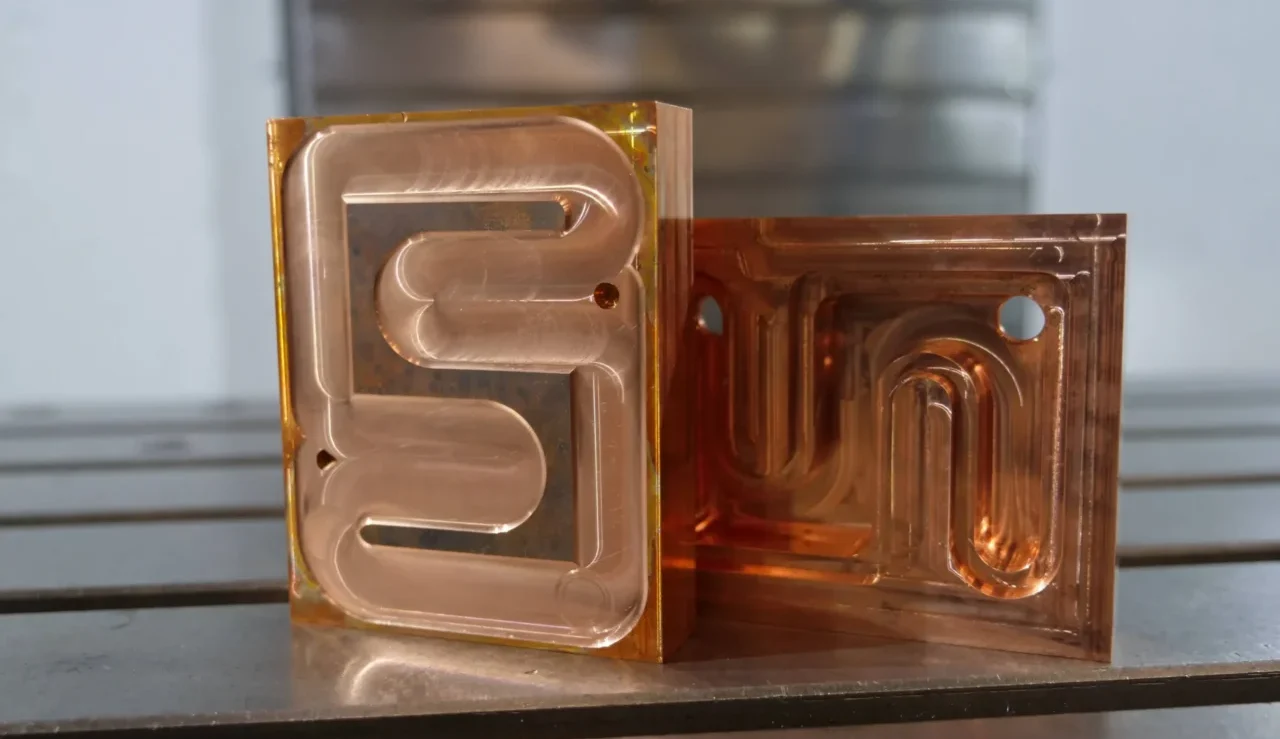 placa de líquido personalizada en cobre