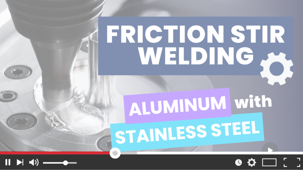 FSW of machined cold plate